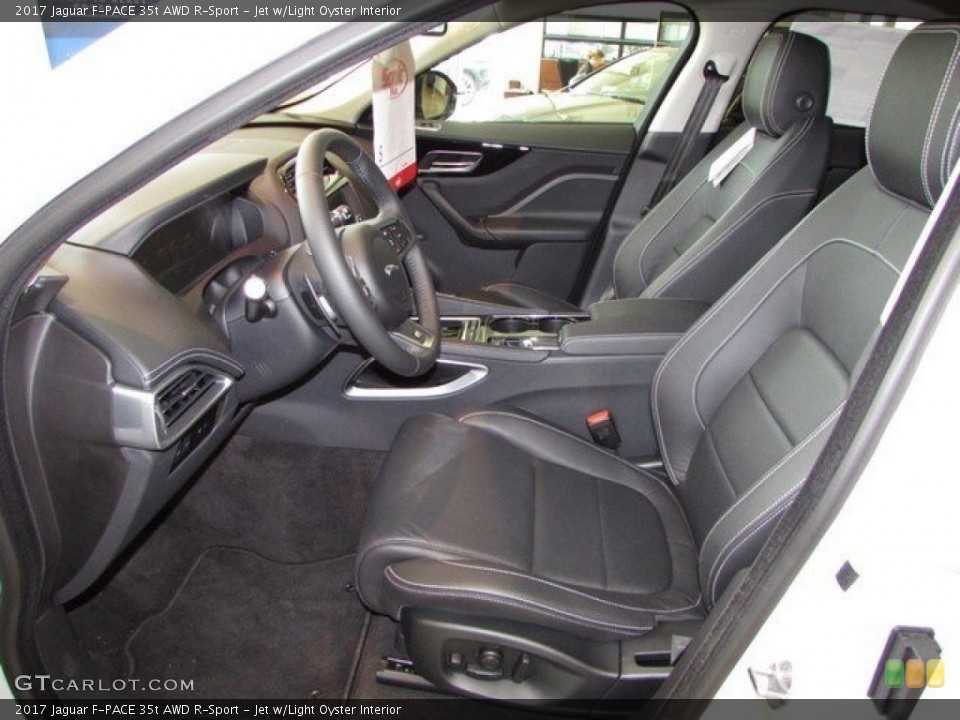 Jet w/Light Oyster Interior Photo for the 2017 Jaguar F-PACE 35t AWD R-Sport #114748071