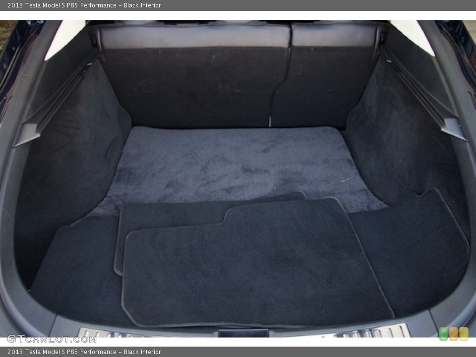 Black Interior Trunk for the 2013 Tesla Model S P85 Performance #114767234