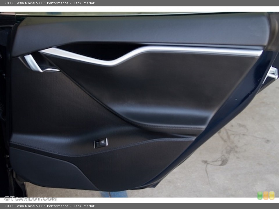 Black Interior Door Panel for the 2013 Tesla Model S P85 Performance #114767431
