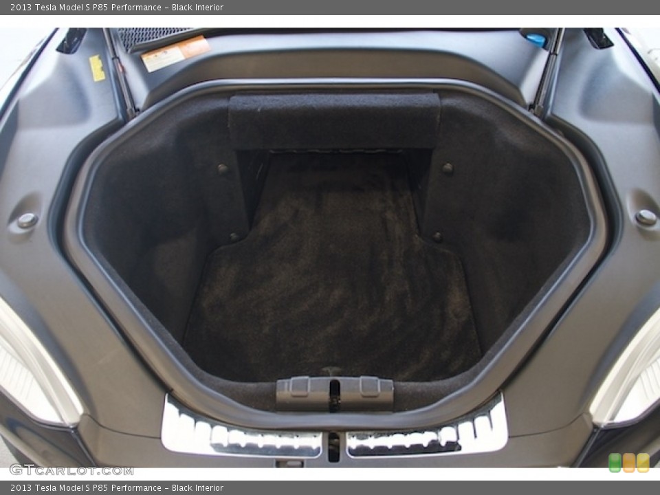 Black Interior Trunk for the 2013 Tesla Model S P85 Performance #114767471
