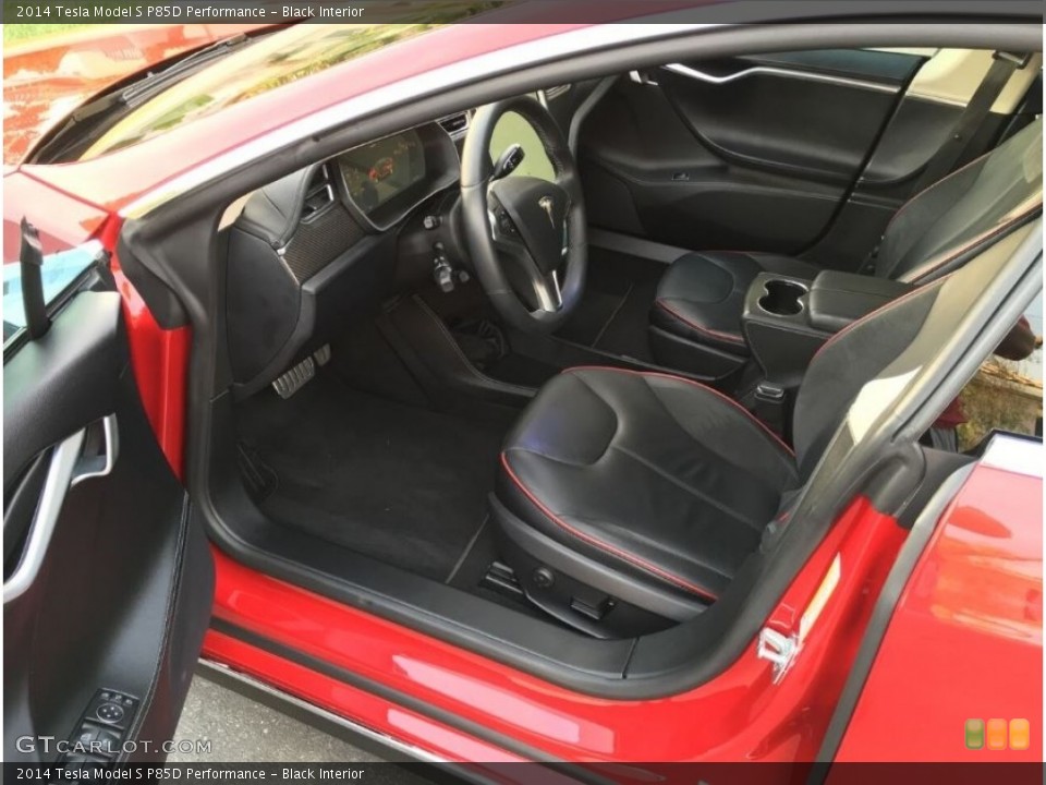 Black Interior Photo for the 2014 Tesla Model S P85D Performance #114769535