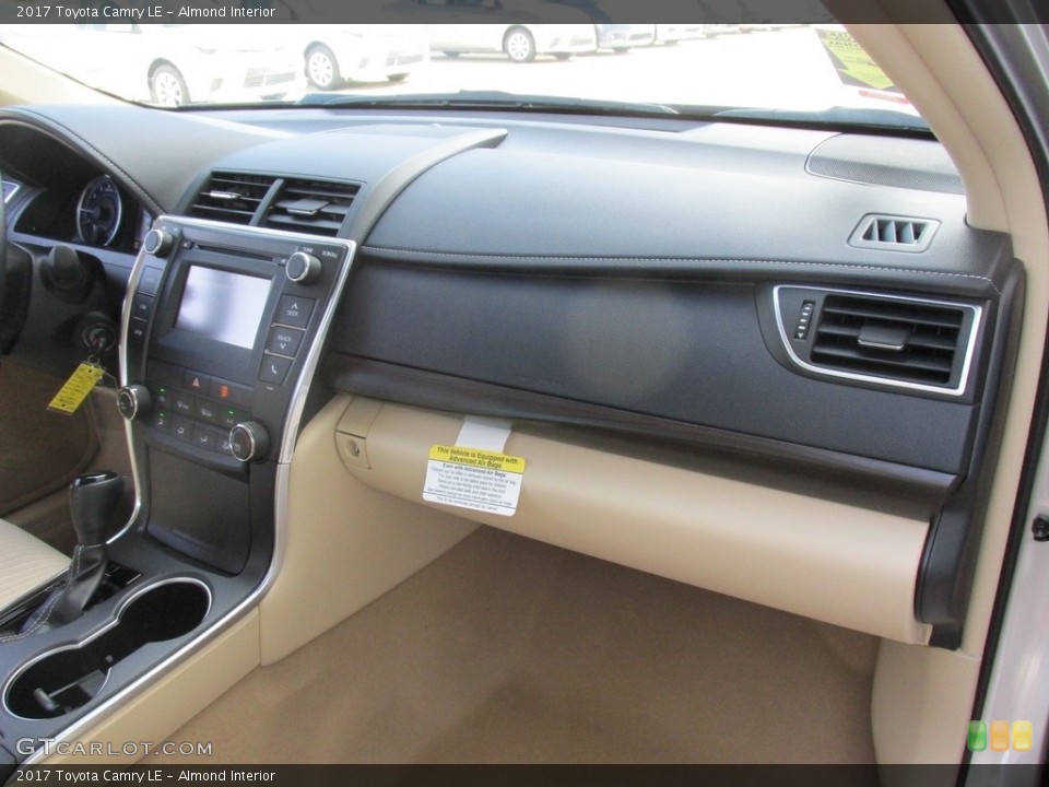 Almond Interior Dashboard for the 2017 Toyota Camry LE #114776324