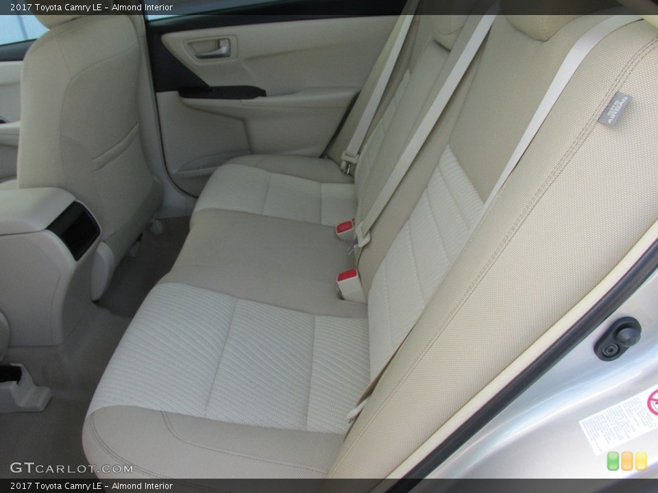 Almond Interior Rear Seat for the 2017 Toyota Camry LE #114776366