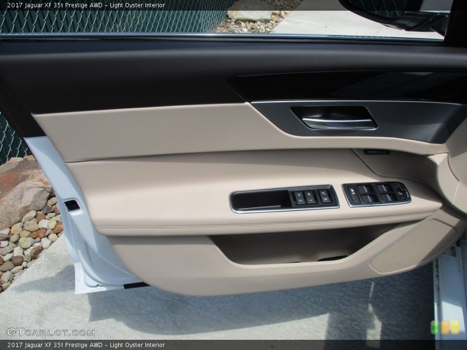 Light Oyster Interior Door Panel for the 2017 Jaguar XF 35t Prestige AWD #114785275