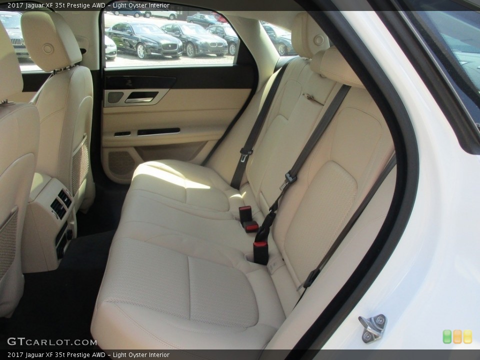 Light Oyster Interior Rear Seat for the 2017 Jaguar XF 35t Prestige AWD #114785344
