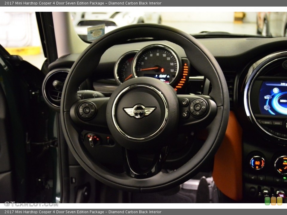 Diamond Carbon Black Interior Steering Wheel for the 2017 Mini Hardtop Cooper 4 Door Seven Edition Package #114793470