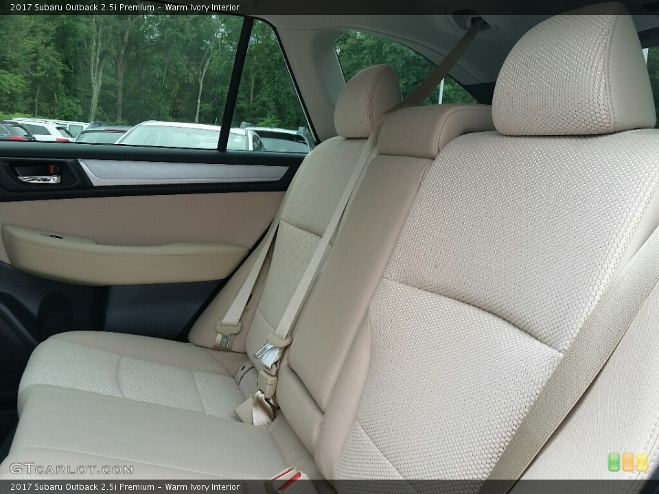 Warm Ivory Interior Rear Seat for the 2017 Subaru Outback 2.5i Premium #114794140