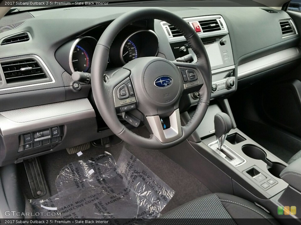 Slate Black Interior Dashboard for the 2017 Subaru Outback 2.5i Premium #114795397