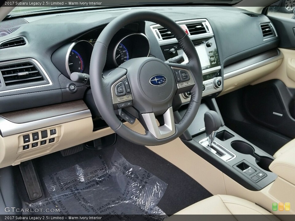 Warm Ivory Interior Dashboard for the 2017 Subaru Legacy 2.5i Limited #114796327