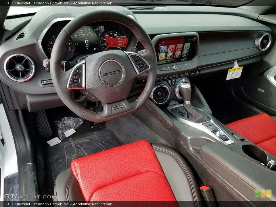 Adrenaline Red Interior Photo for the 2017 Chevrolet Camaro SS Convertible #114802117