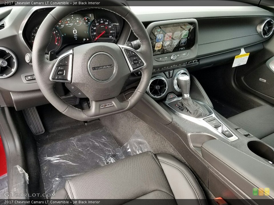 Jet Black Interior Photo for the 2017 Chevrolet Camaro LT Convertible #114802462