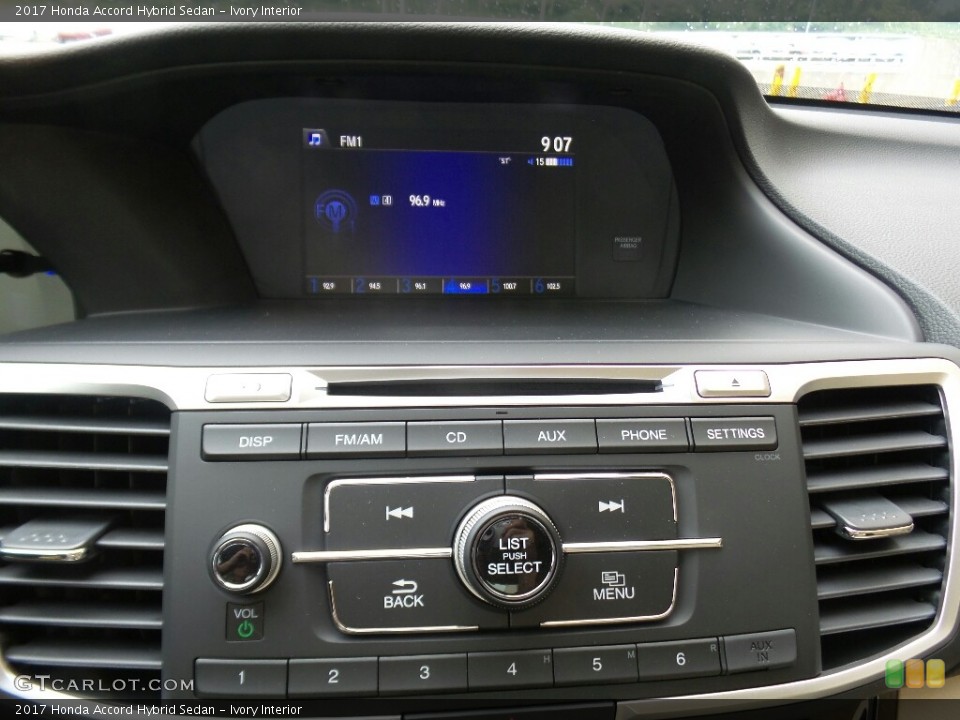 Ivory Interior Controls for the 2017 Honda Accord Hybrid Sedan #114802900