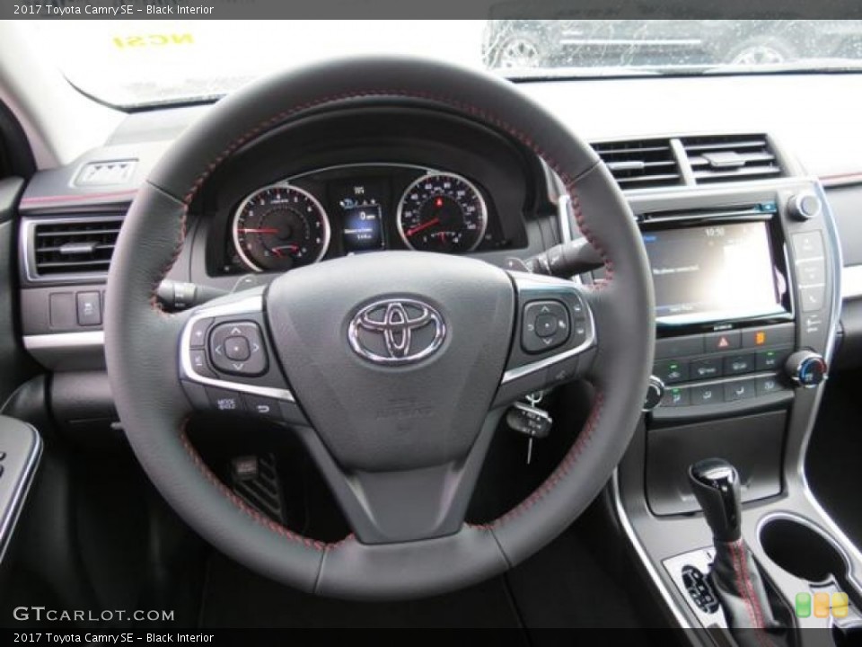 Black Interior Steering Wheel for the 2017 Toyota Camry SE #114804931