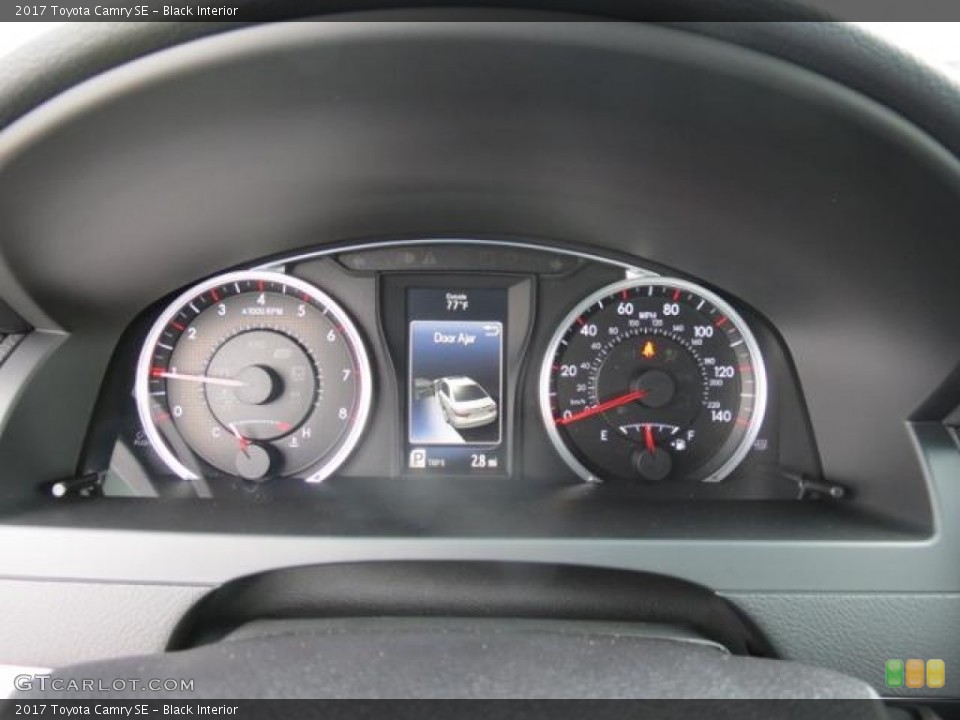 Black Interior Gauges for the 2017 Toyota Camry SE #114805041