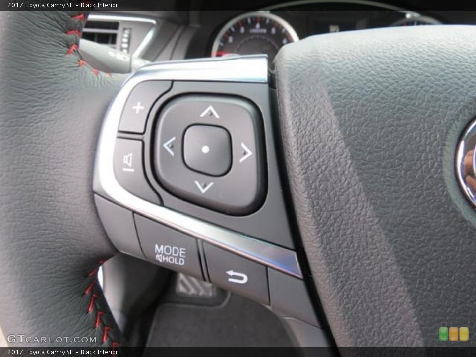 Black Interior Controls for the 2017 Toyota Camry SE #114805060