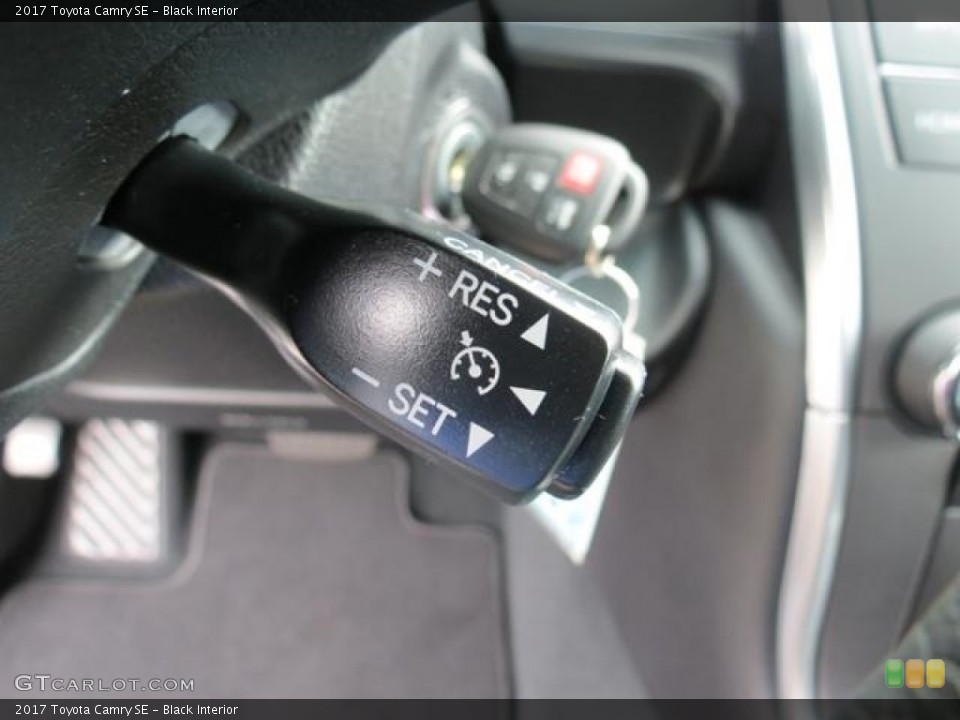 Black Interior Controls for the 2017 Toyota Camry SE #114805099