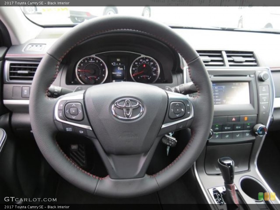Black Interior Steering Wheel for the 2017 Toyota Camry SE #114805420