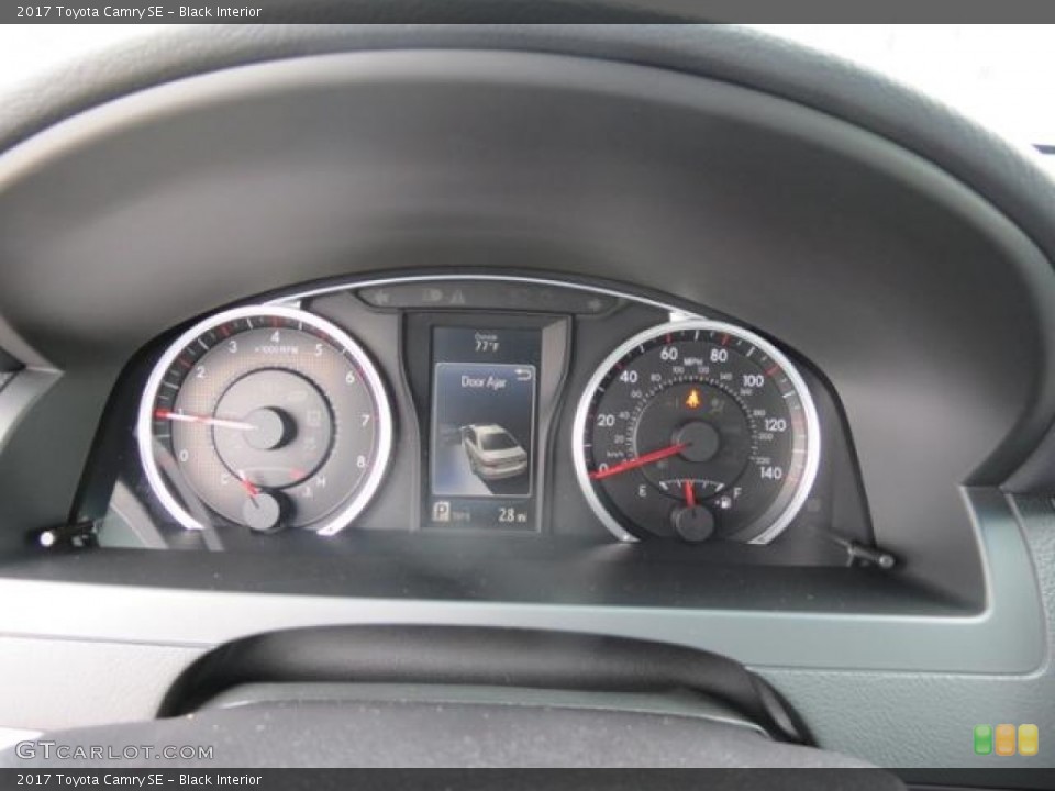 Black Interior Gauges for the 2017 Toyota Camry SE #114806017