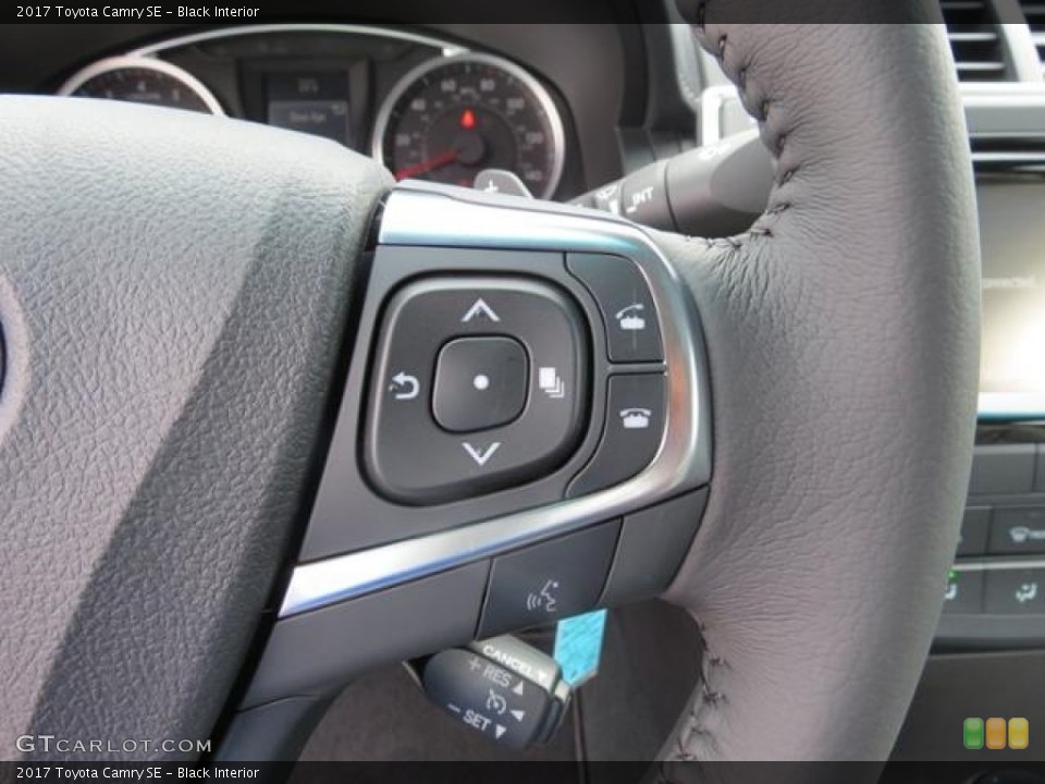 Black Interior Controls for the 2017 Toyota Camry SE #114806059