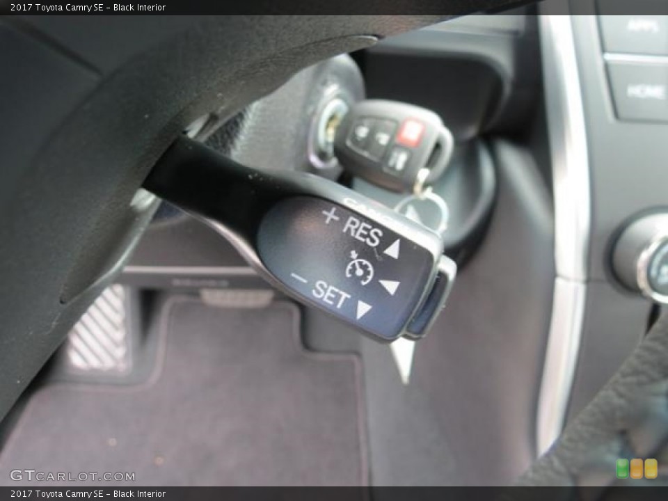 Black Interior Controls for the 2017 Toyota Camry SE #114806077