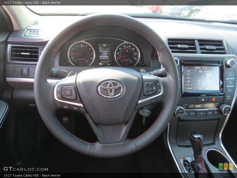 Black Interior Steering Wheel for the 2017 Toyota Camry XSE #114806392