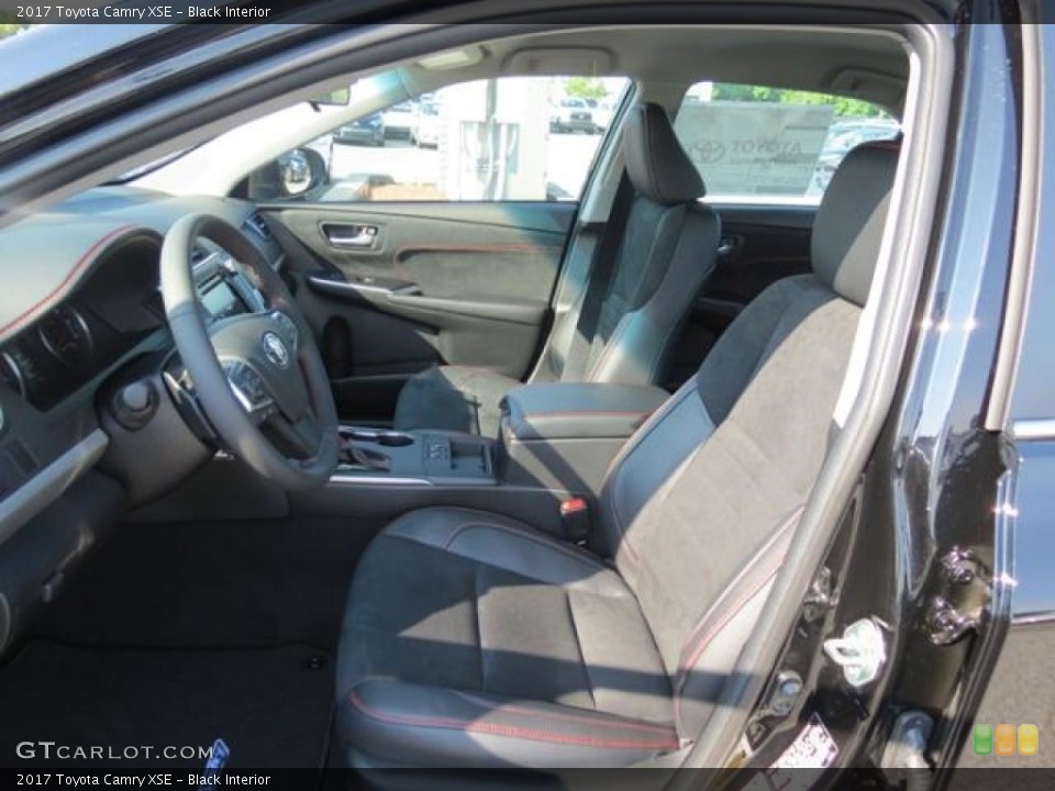 Black Interior Front Seat for the 2017 Toyota Camry XSE #114806449