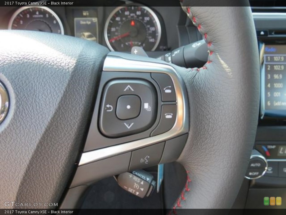 Black Interior Controls for the 2017 Toyota Camry XSE #114806545