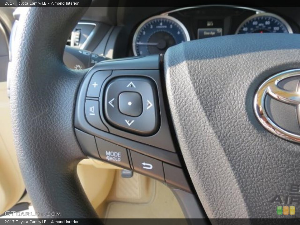 Almond Interior Controls for the 2017 Toyota Camry LE #114807088