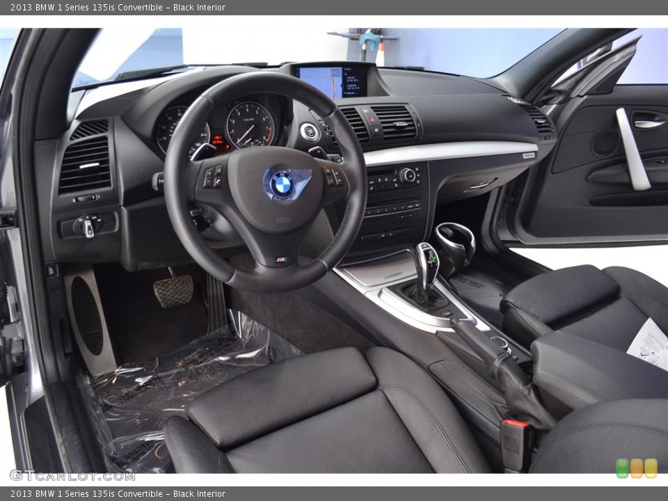 Black Interior Prime Interior for the 2013 BMW 1 Series 135is Convertible #114809293