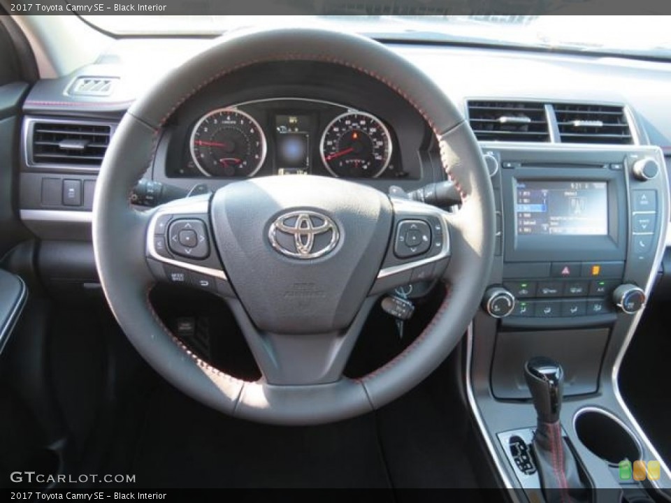 Black Interior Steering Wheel for the 2017 Toyota Camry SE #114809500