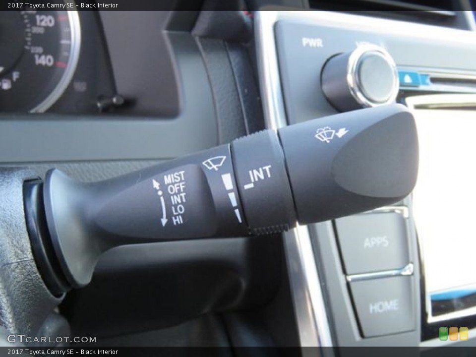 Black Interior Controls for the 2017 Toyota Camry SE #114811594
