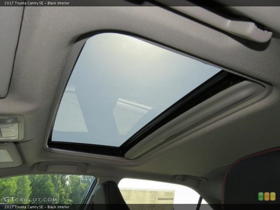 Black Interior Sunroof for the 2017 Toyota Camry SE #114811795