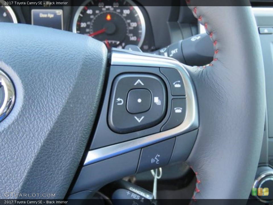 Black Interior Controls for the 2017 Toyota Camry SE #114811880