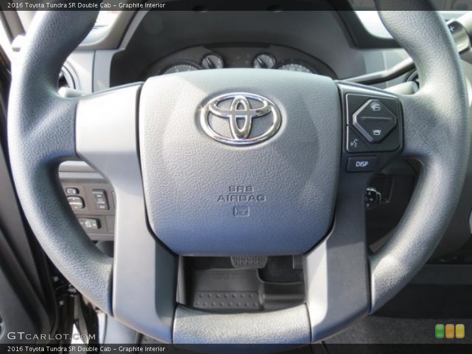 Graphite Interior Steering Wheel for the 2016 Toyota Tundra SR Double Cab #114815434