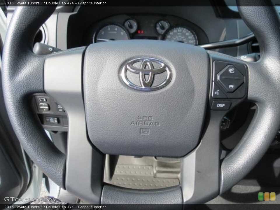 Graphite Interior Steering Wheel for the 2016 Toyota Tundra SR Double Cab 4x4 #114815512