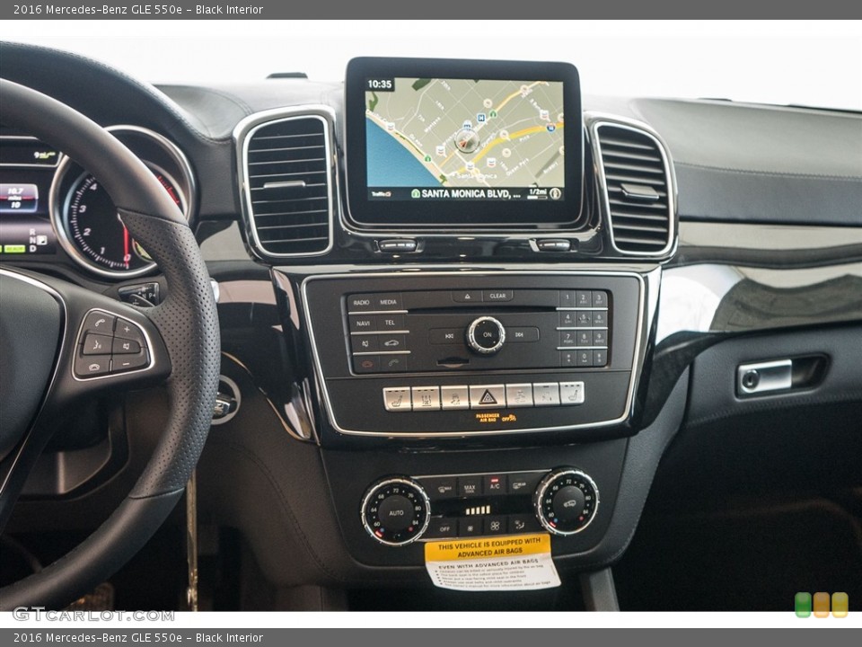 Black Interior Controls for the 2016 Mercedes-Benz GLE 550e #114816506