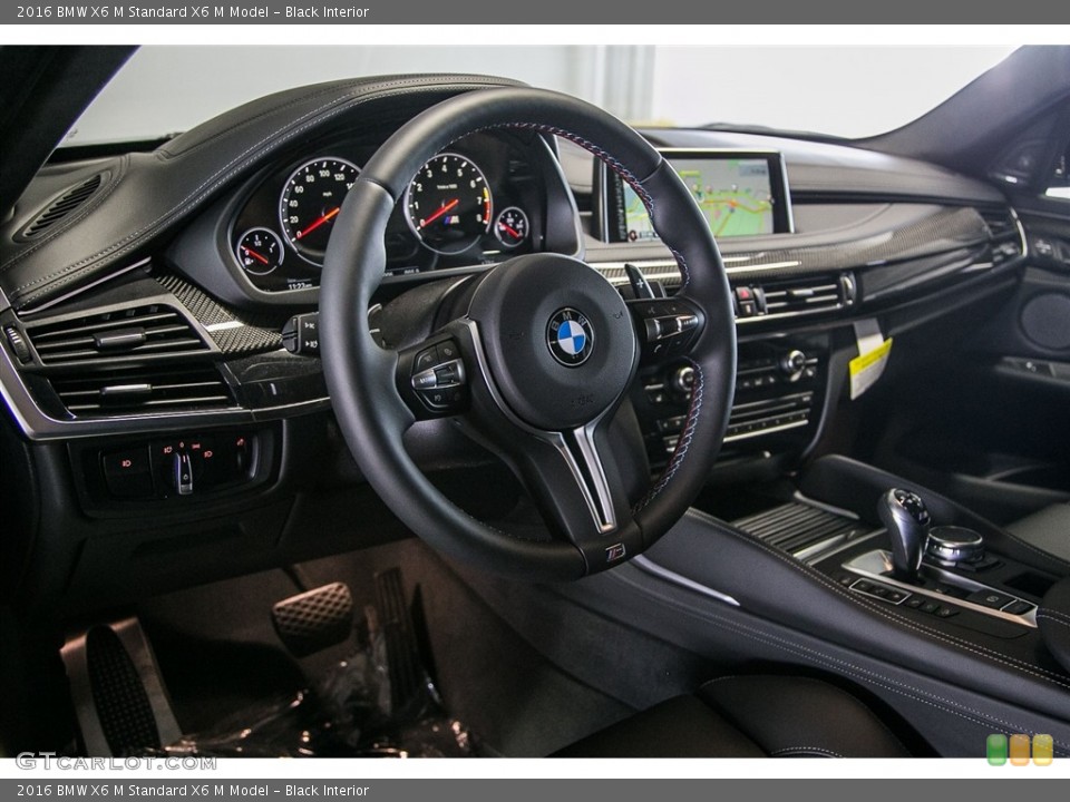 Black Interior Dashboard for the 2016 BMW X6 M  #114817649