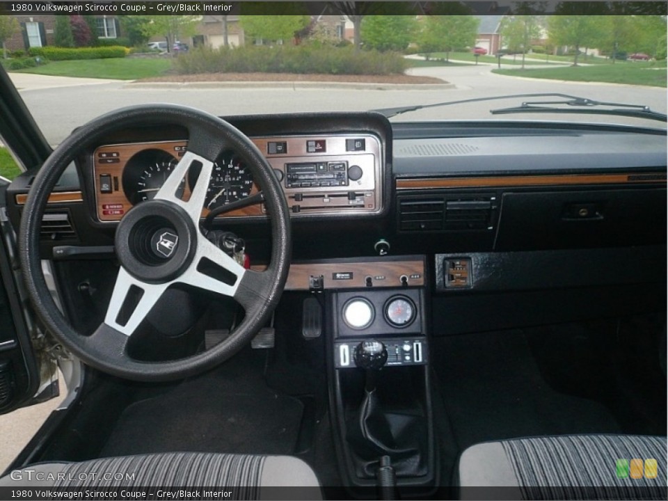 Grey/Black 1980 Volkswagen Scirocco Interiors