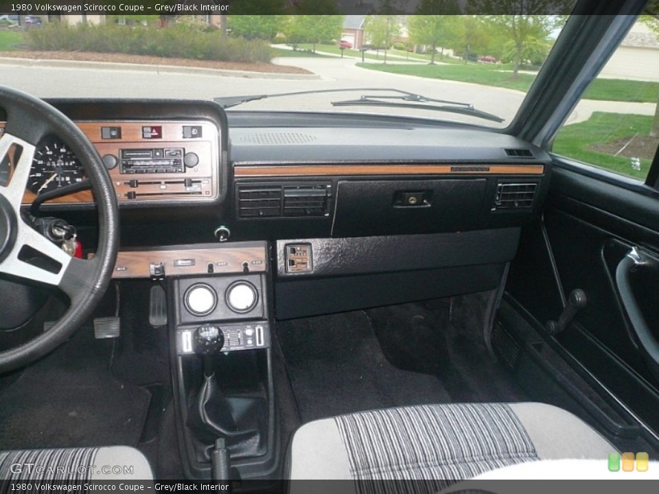 Grey/Black Interior Dashboard for the 1980 Volkswagen Scirocco Coupe #114825296