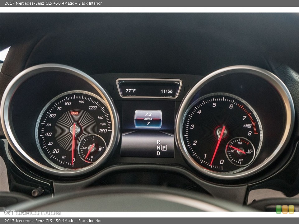 Black Interior Gauges for the 2017 Mercedes-Benz GLS 450 4Matic #114831938
