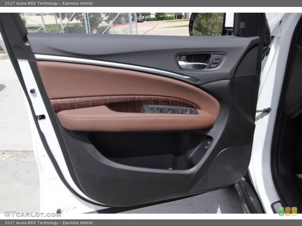 Espresso Interior Door Panel for the 2017 Acura MDX Technology #114841206