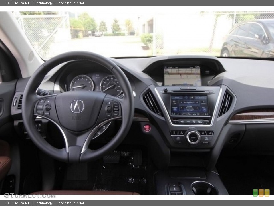 Espresso Interior Dashboard for the 2017 Acura MDX Technology #114841413