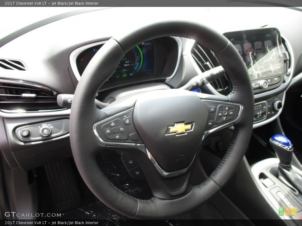 Jet Black/Jet Black Interior Steering Wheel for the 2017 Chevrolet Volt LT #114846876