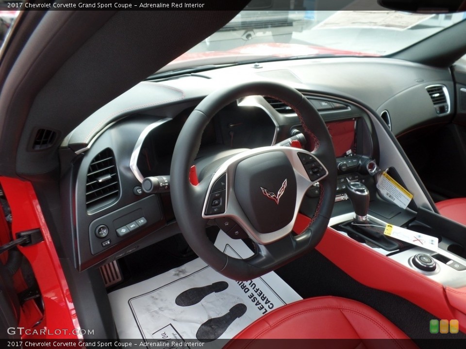 Adrenaline Red Interior Dashboard for the 2017 Chevrolet Corvette Grand Sport Coupe #114862323