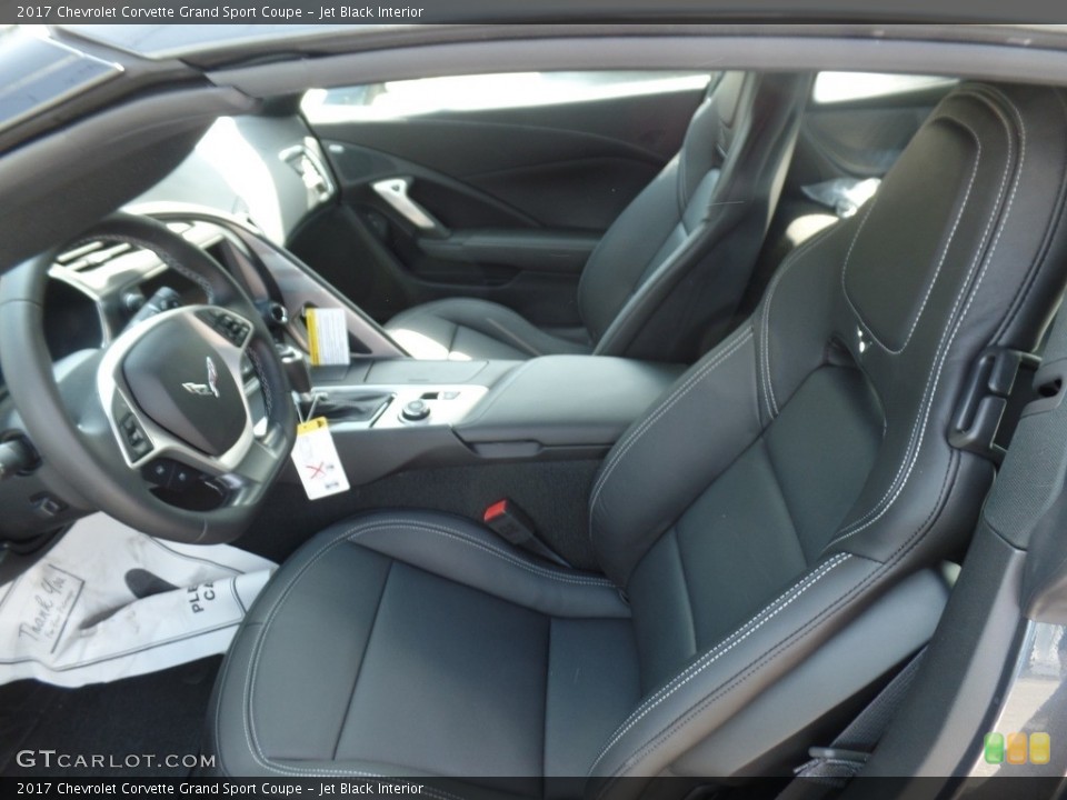 Jet Black Interior Front Seat for the 2017 Chevrolet Corvette Grand Sport Coupe #114863067
