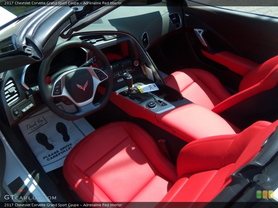 Adrenaline Red Interior Photo for the 2017 Chevrolet Corvette Grand Sport Coupe #114863391