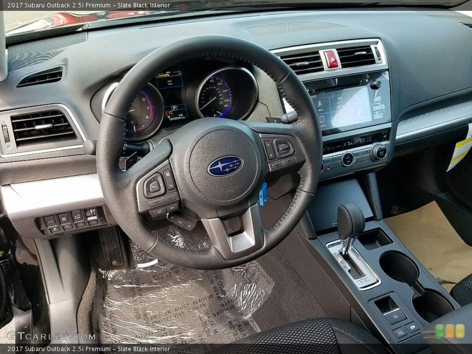 Slate Black Interior Photo for the 2017 Subaru Outback 2.5i Premium #114864977