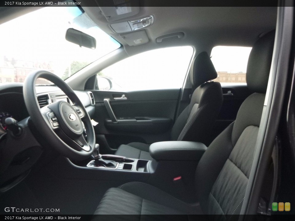 Black Interior Photo for the 2017 Kia Sportage LX AWD #114867779
