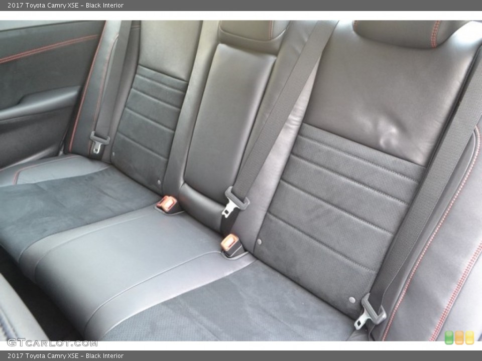 Black Interior Rear Seat for the 2017 Toyota Camry XSE #114870512