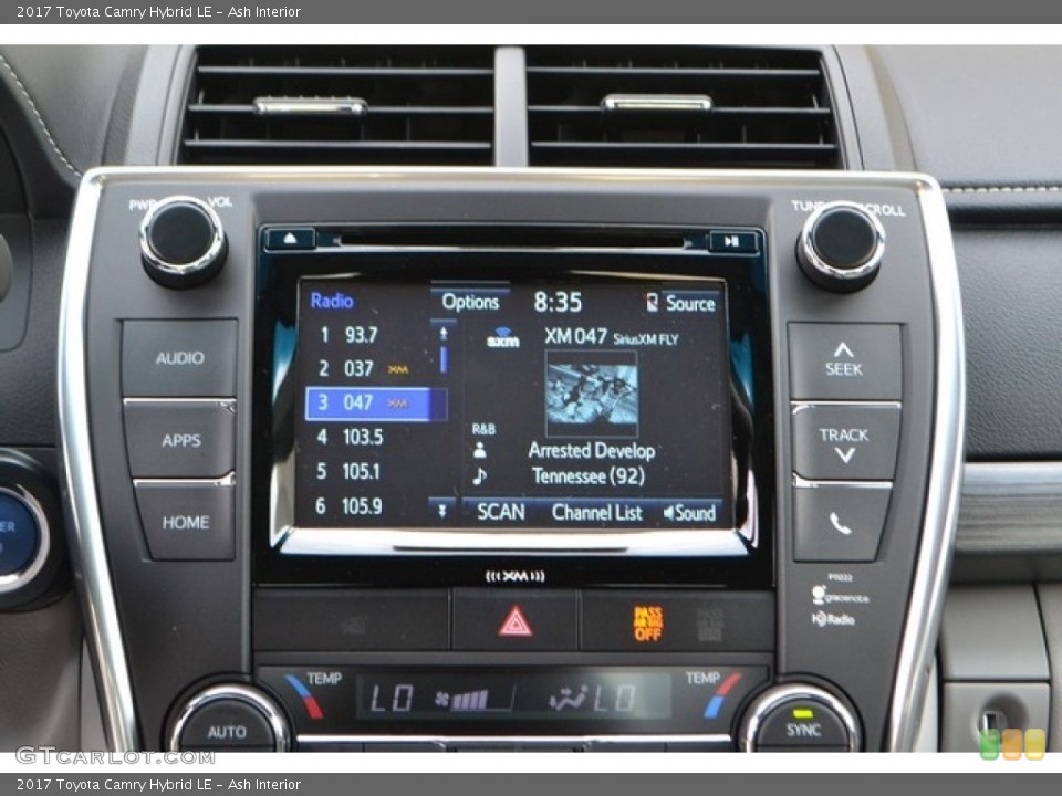 Ash Interior Controls for the 2017 Toyota Camry Hybrid LE #114870911
